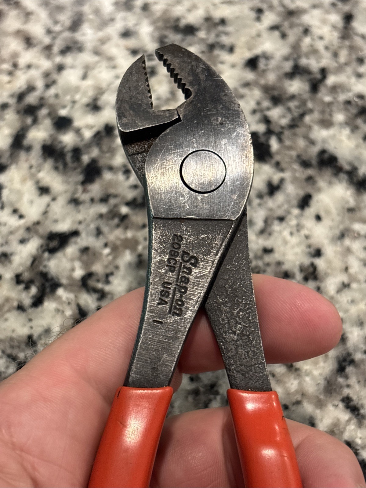 Snap On USA 208CP Long Angled Nose Battery Terminal Pliers