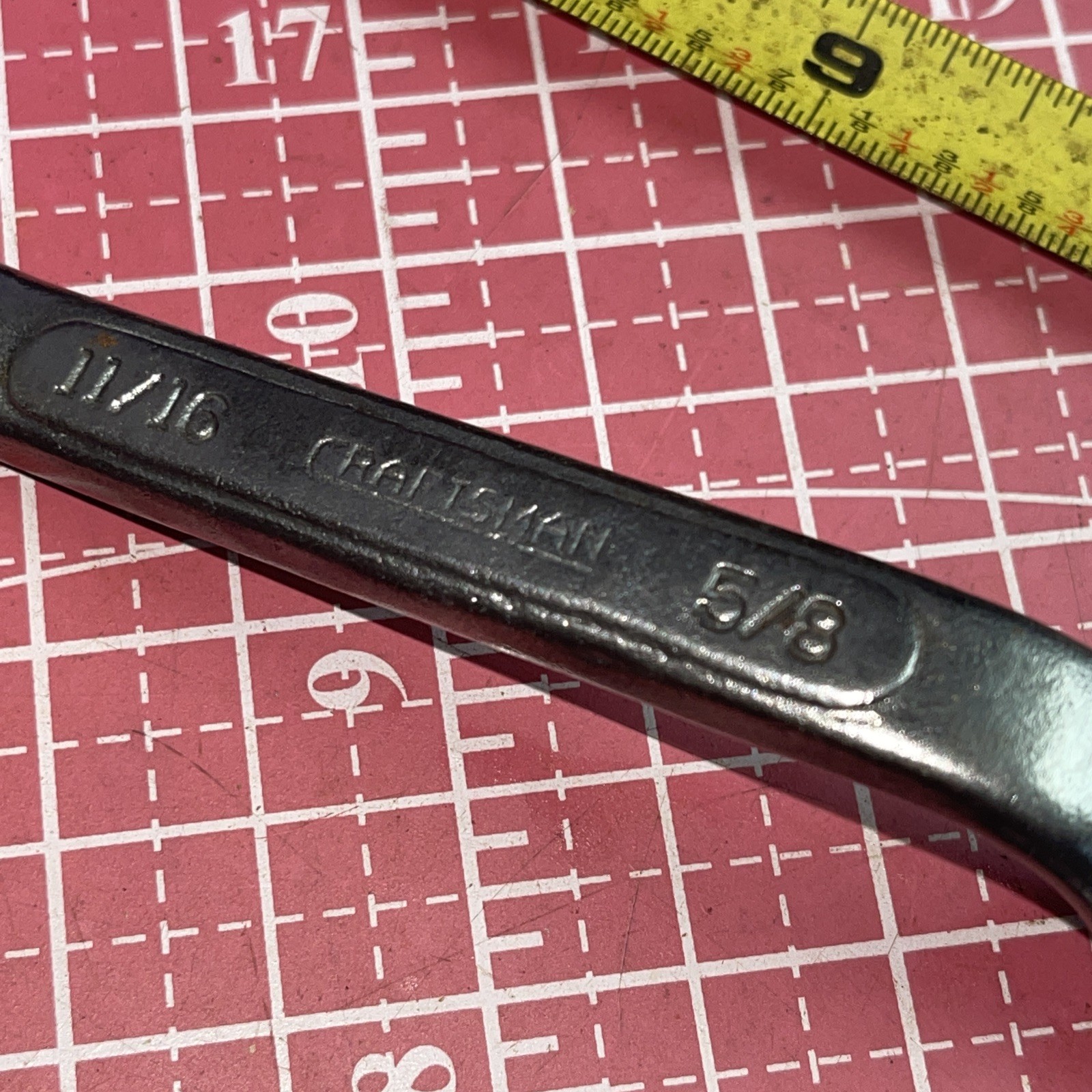 CRAFTSMAN USA 5/8 X 11/16 Deep Offset 12 Point Box End Wrench Stubby Underline