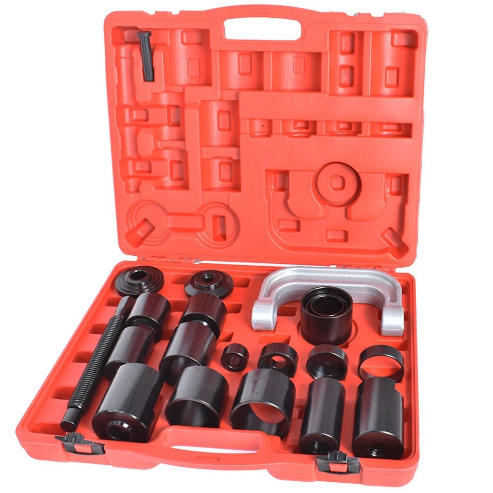 Master Adapter Set & Auto Repair Service Removal Ball Joint Press Tool Kit 21Pcs