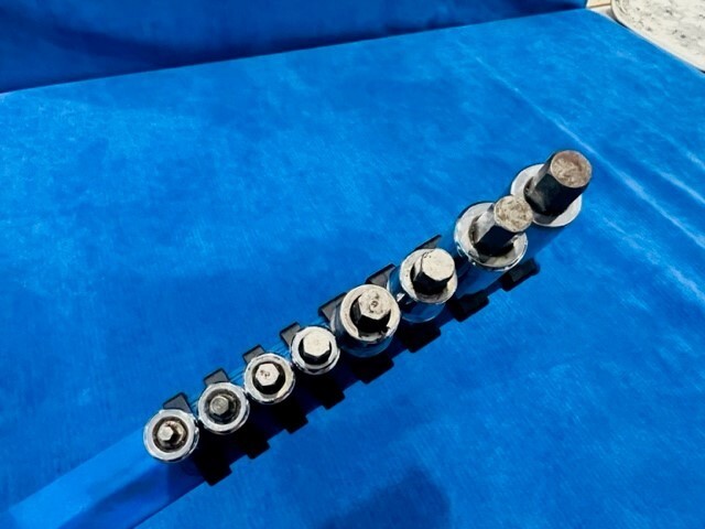#aw446 NEW MATCO SABXYSM8R 8pc Metric STUBBY Hex Socket Driver Set 3-10mm