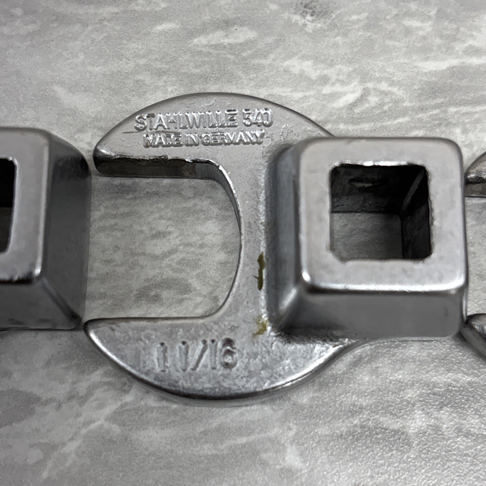 Stahlwille Crow Foot 7 Piece Set 3/8″ Drive 1-5/8 1-1/8 1″ 7/8 3/4 11/16 9/16
