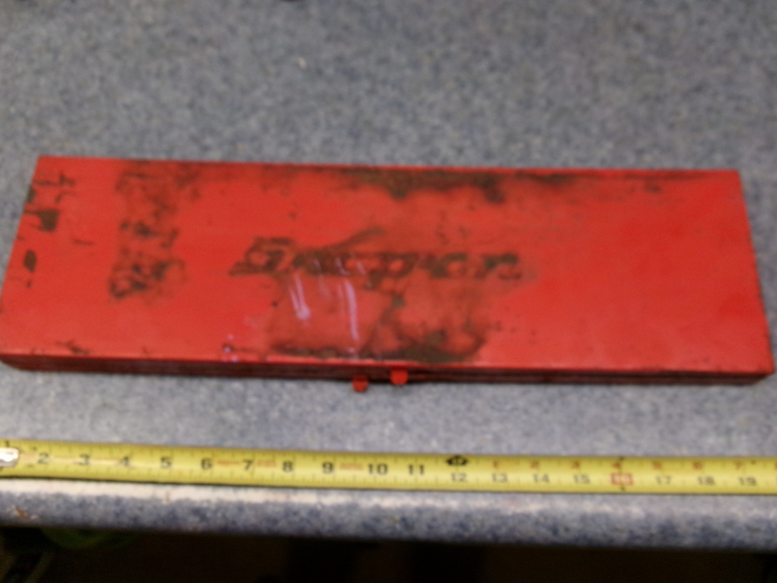 Snap-on USA Red Metal Tool Box No KRA-284B (no tools box only)