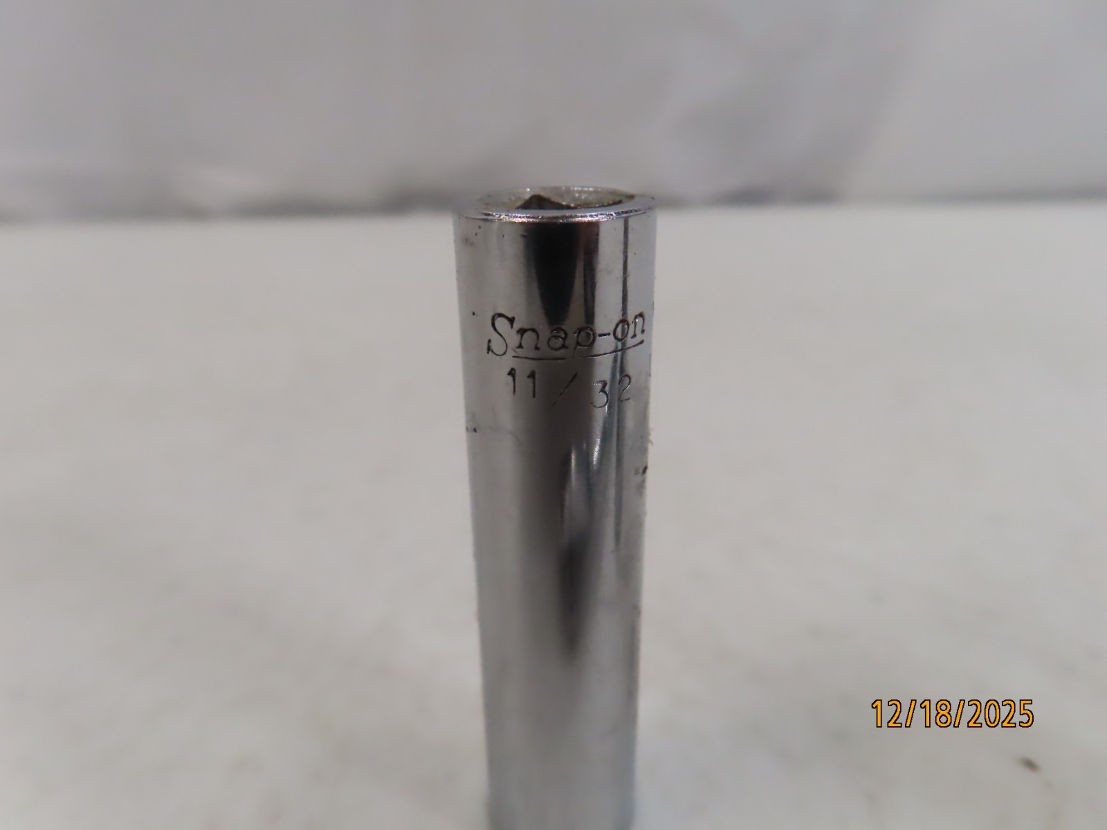 Estate Lot (11) SNAP ON TOOLS 1/4″drive Ratchet GM70M + asst Sockets CLEAN *133*