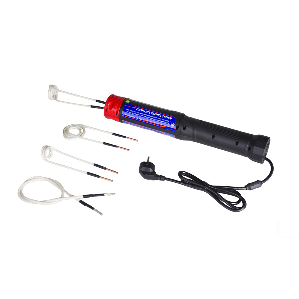 1700W Magnetic Induction Heater Kit Bolt Remover Flameless Heat Tool Free Coils