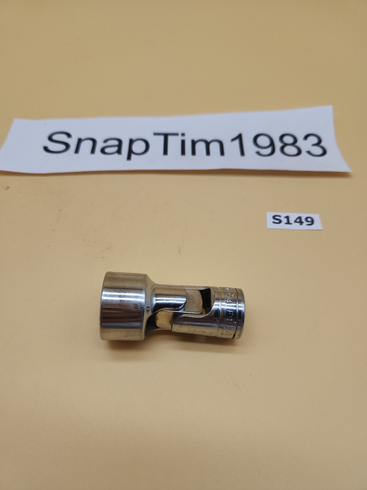 Snap-on Tools FS24 3/8″Drive 3/4″ 6 Point Swivel Socket USA