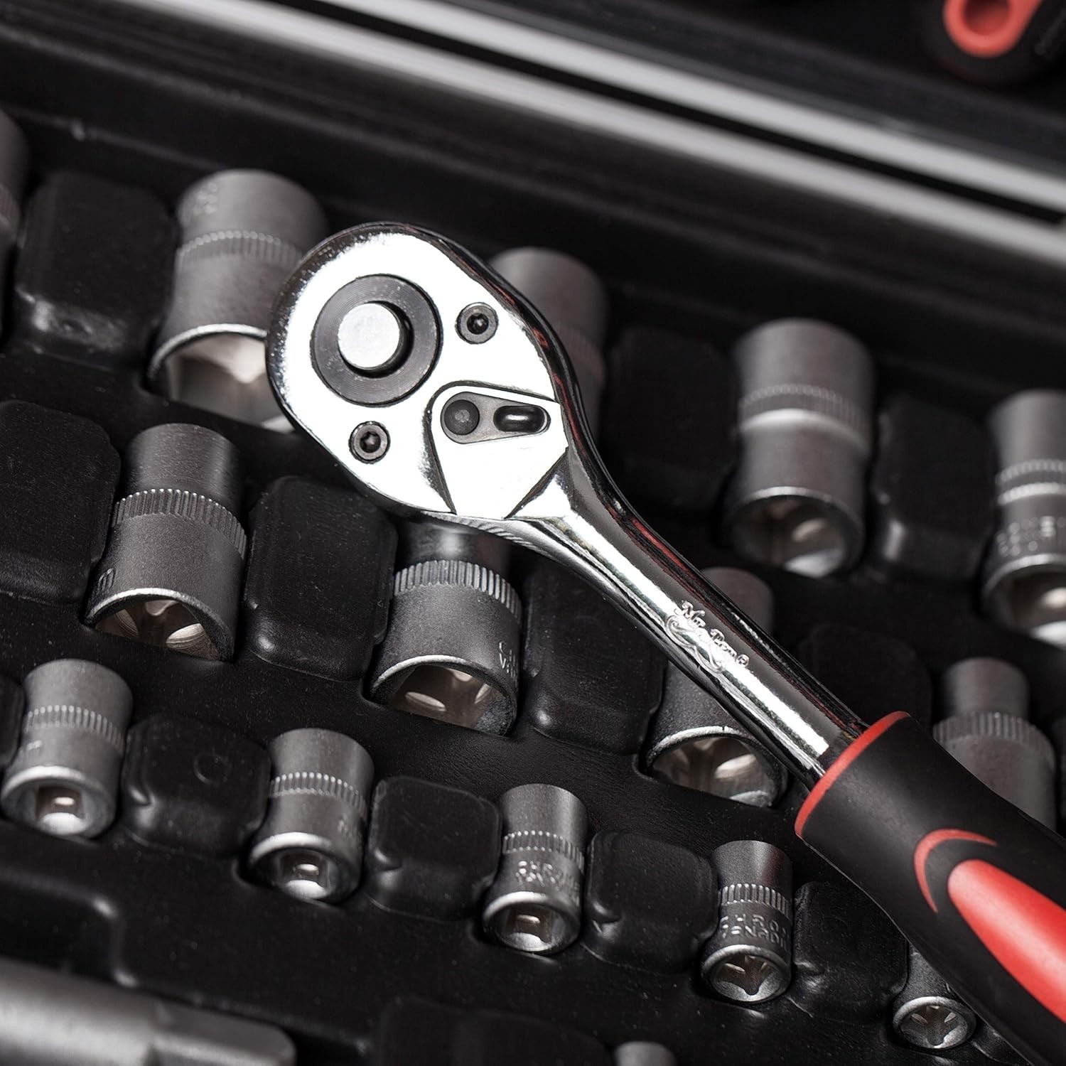 7.5 Inch 24 Tooth Ratchet Wrench 3/8 Drive Chrome Vanadium Heat Treated