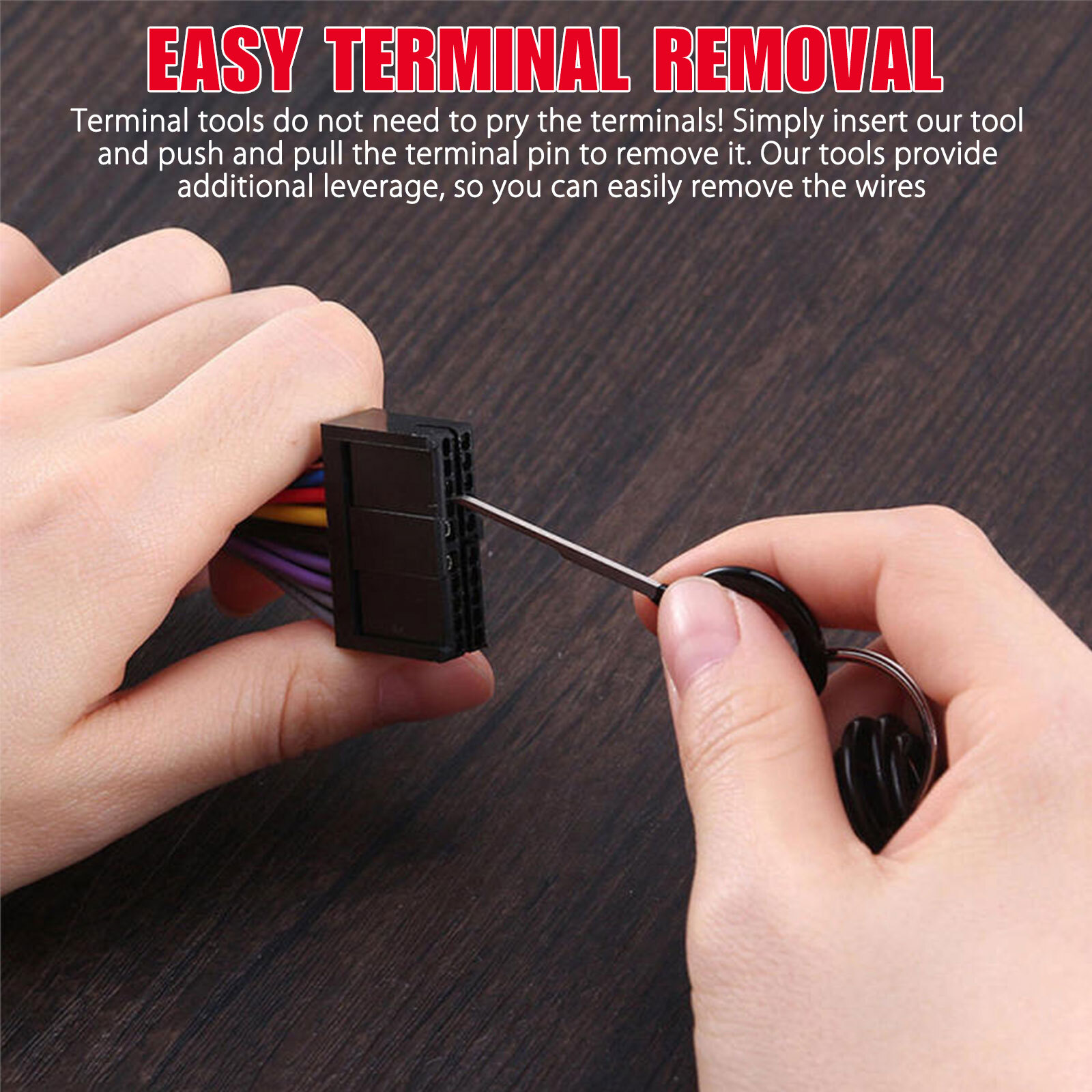 17X Car Audio Disassembly Tool Kit + Terminal Removal Connector Pin Ejector Kit