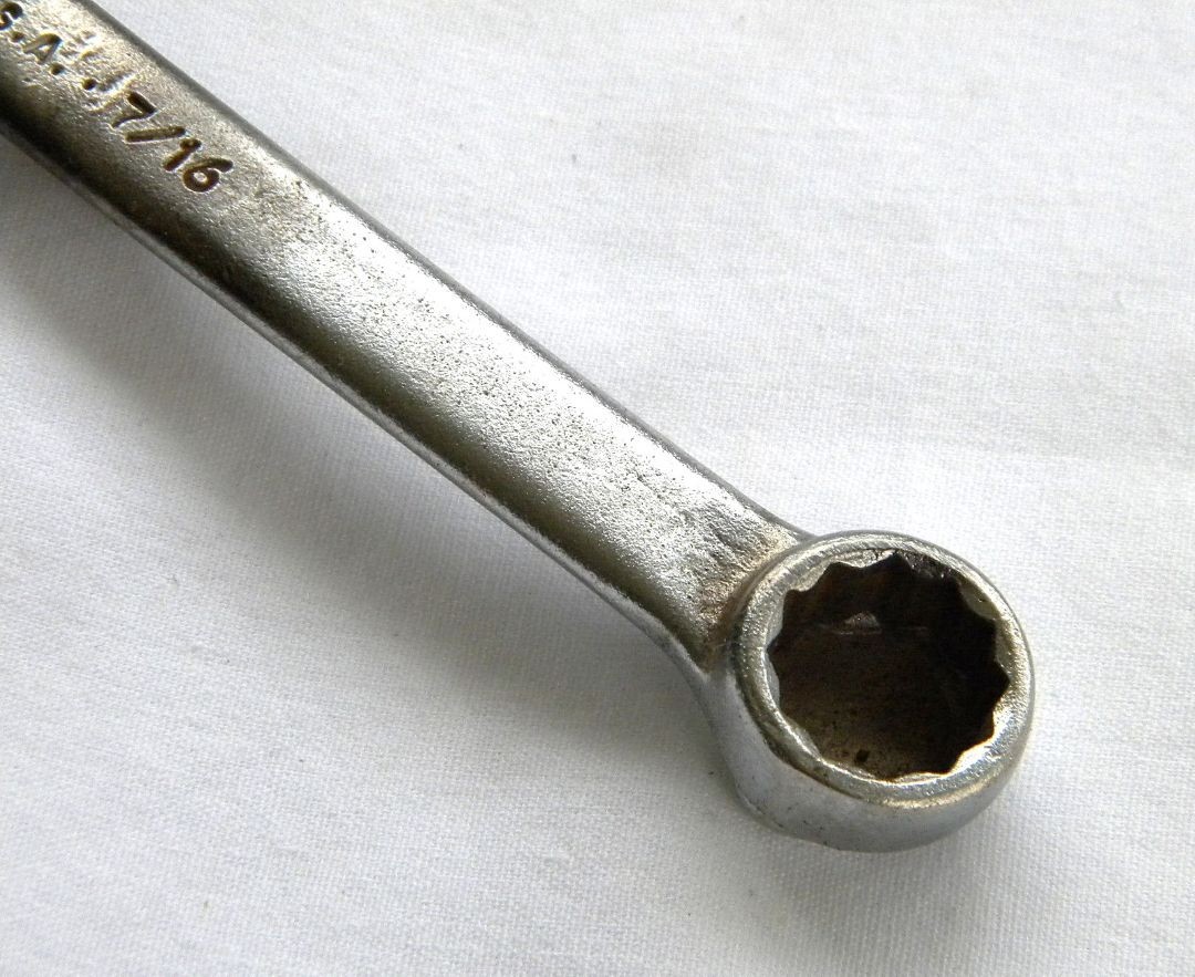 UNIQUE HANDMADE CUSTOM WELDED EXTRA STURDY 7/16″ ENCLOSED BOX WRENCH 13″ LENGTH