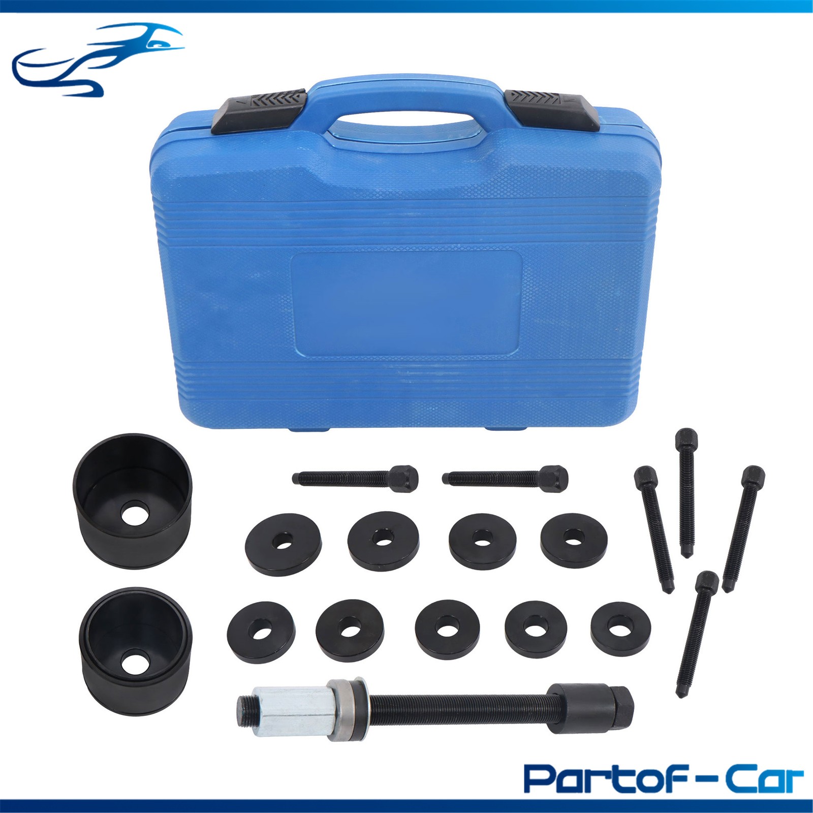 19PCS Front Wheel Drive Bearing Puller Set Hub Removal Tool Repair Kit Universal