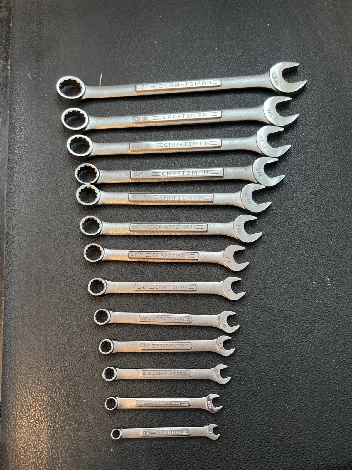 EXC Craftsman V 13 pc 12 Point SAE Combination Wrench Set 1/4 – 15/16 🇺🇸