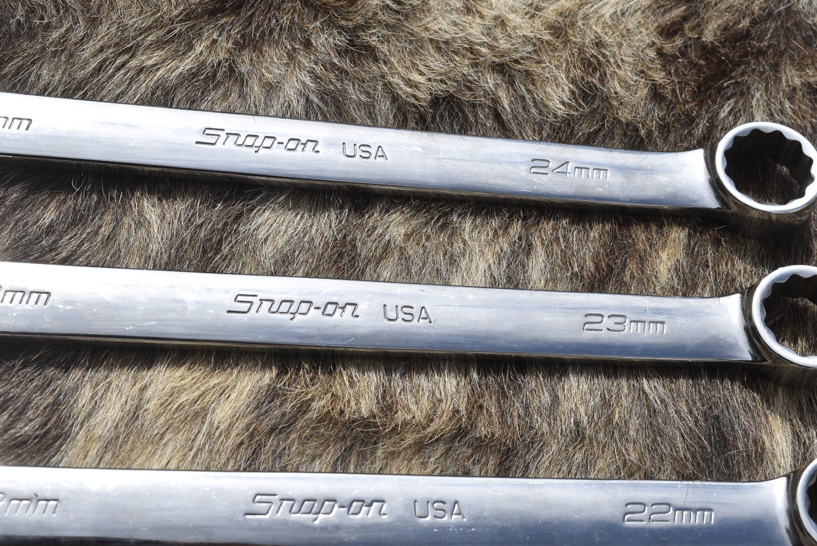SNAP ON SOEXM705 5-Pc 12-Pt Flank Drive® Plus Combination Wrench Set 20–24mm