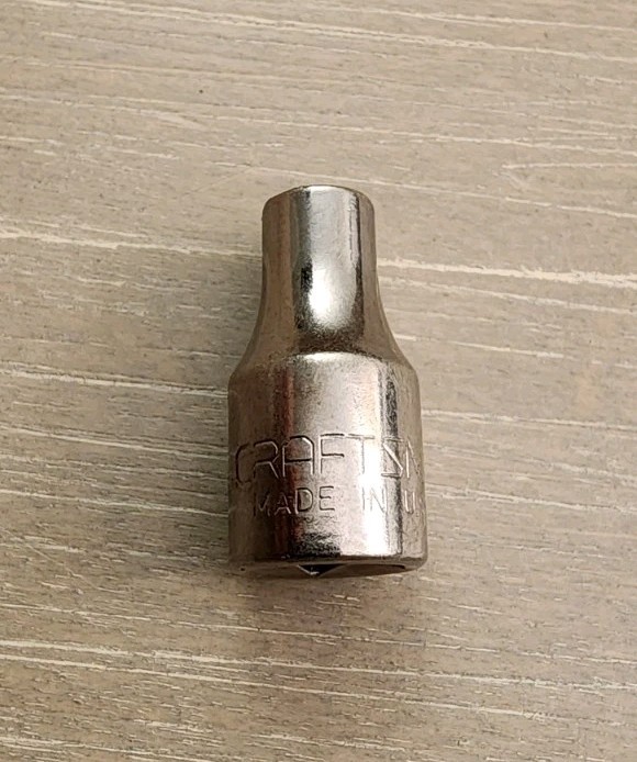 Craftsman USA 5/32″ Socket 6 Point 1/4″ Drive Inverted G1 43481