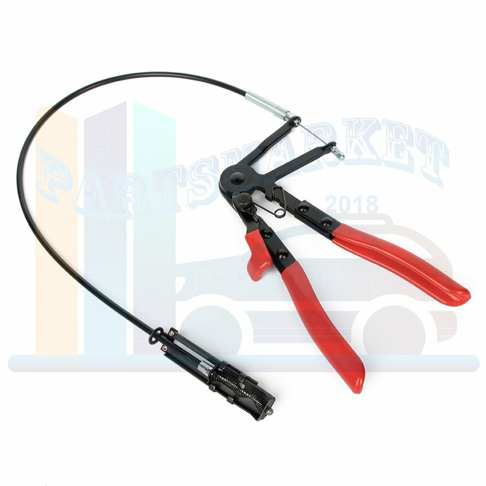 24»Flexible Long Reach Hose Clamp Pliers Remote Action Cable Type Repair Tools