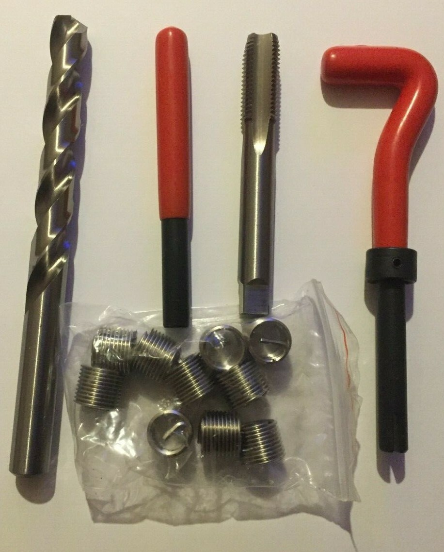 M10 x 1.5 Damaged Thread Repair Kit 25pc Helicoil Compatible 10mm