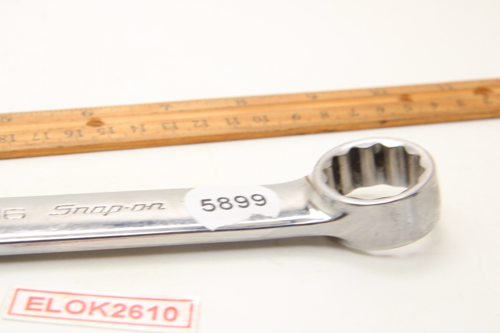 Snap-On OEX300B 15/16″ 12 Point SAE Chrome Stubby Combination Wrench USA