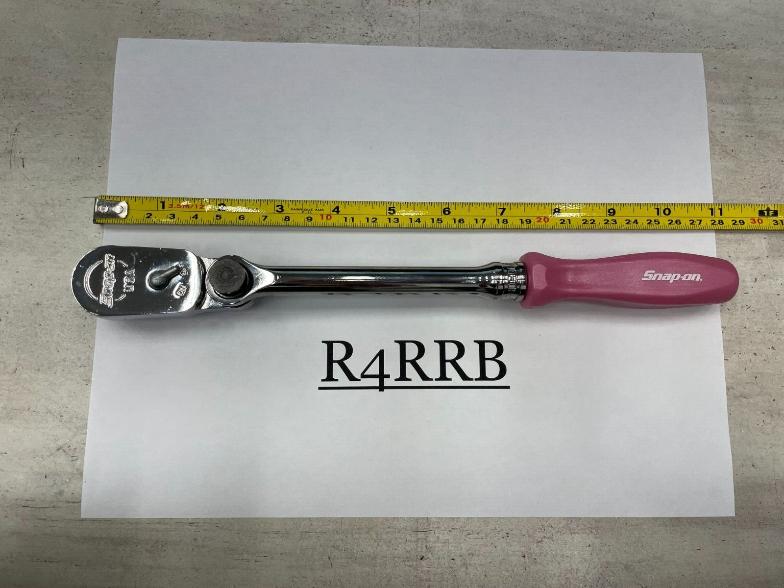 Snap-on Tools PEARL PINK 3/8″ Drive Hard Grip Multi-Position Ratchet FHD80MPPP