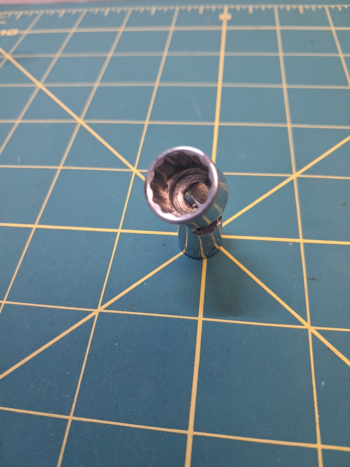 Snap-on Tools 7/16″ TMU141 1/4″ Drive 12 Point Swivel Socket Underline Logo 🇺🇸