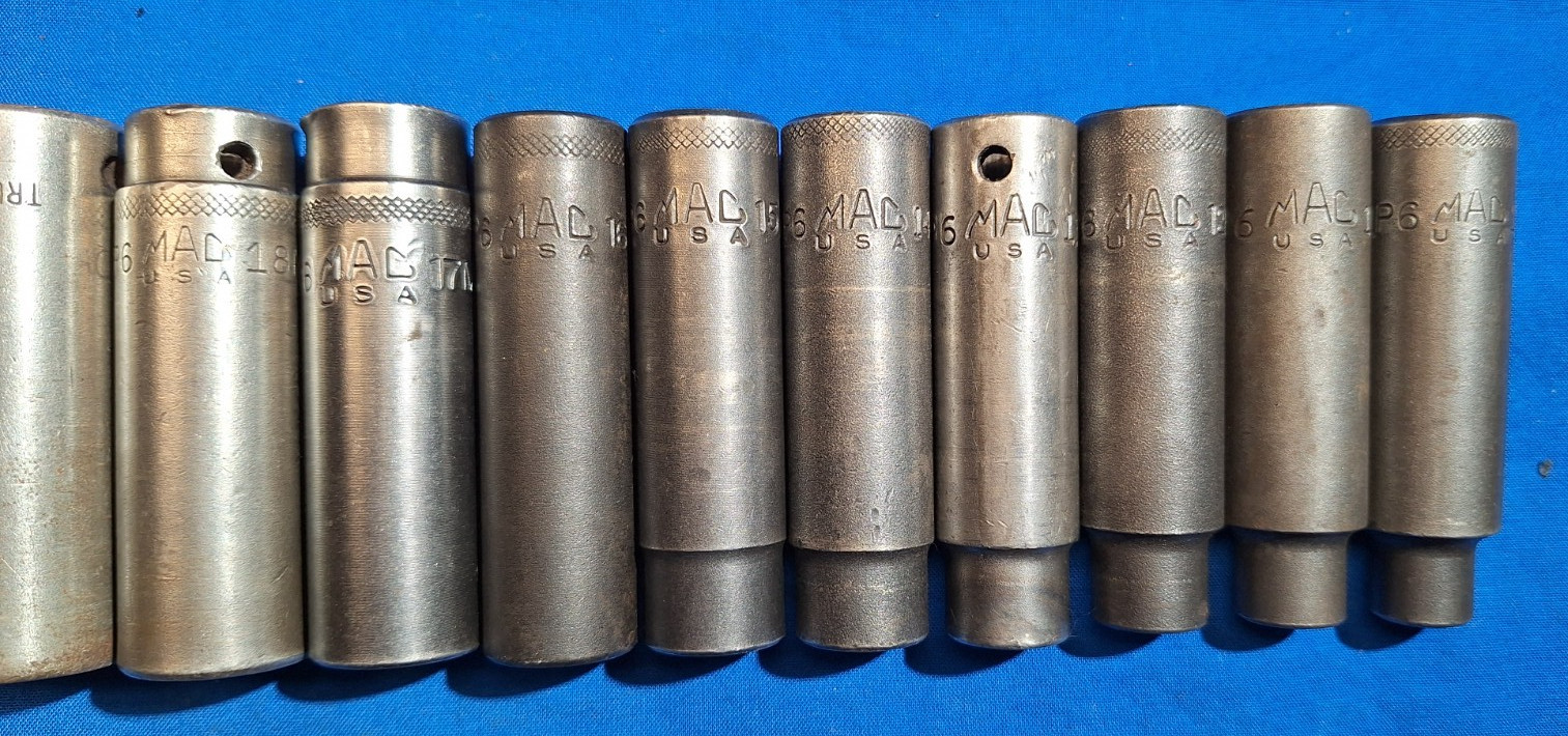 Mac Tools 14pc METRIC 1/2″ dr deep 6 pt impact socket set 30mm-10mm
