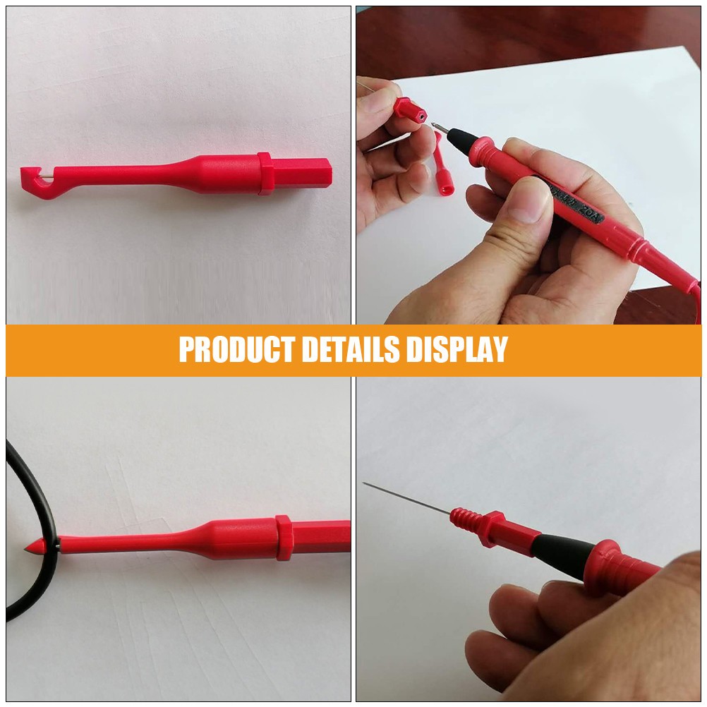 2pcs Multimeter Tester And Electric Testing Kit With Miniature Wire Piercing