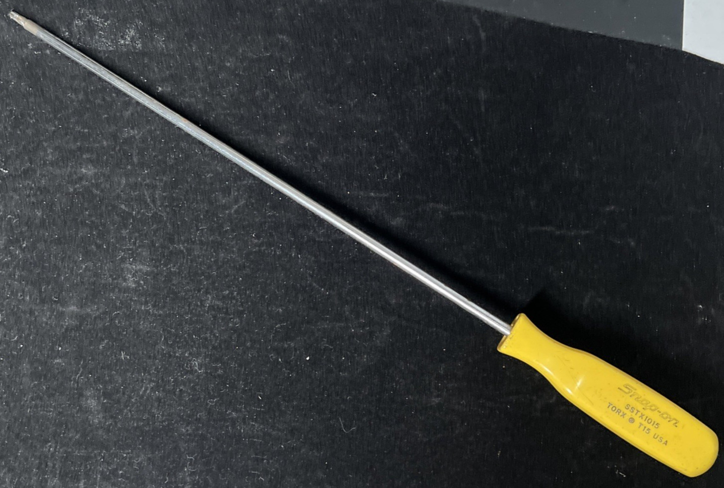 Vintage Snap On Torx T15 Long Driver SSTX1015 Yellow Handle