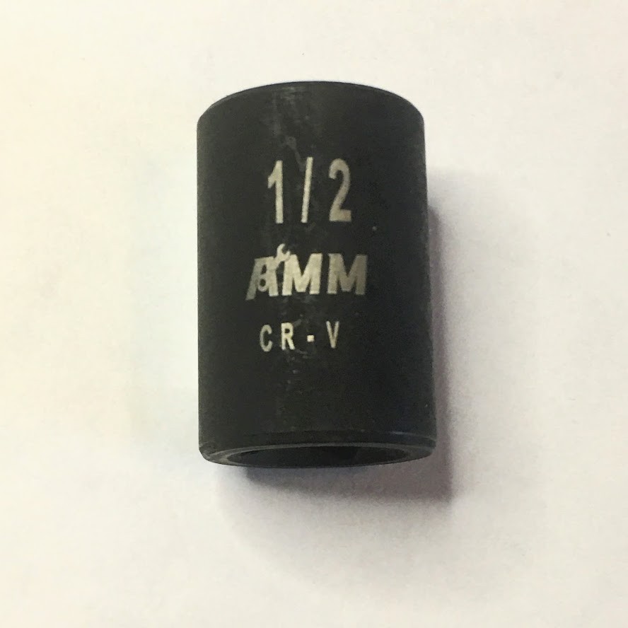 AMM 1/2″ x 3/8″ Impact Socket – 6 Pt – Free USA Shipping