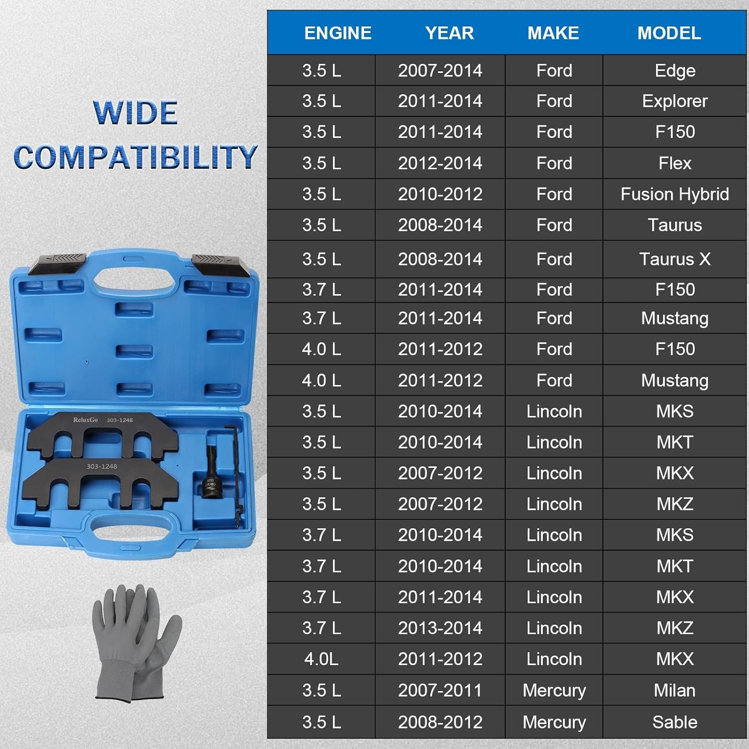 303-1248 Camshaft Holding Tool Kit with Tension Tool,Engine Timing Alignment set