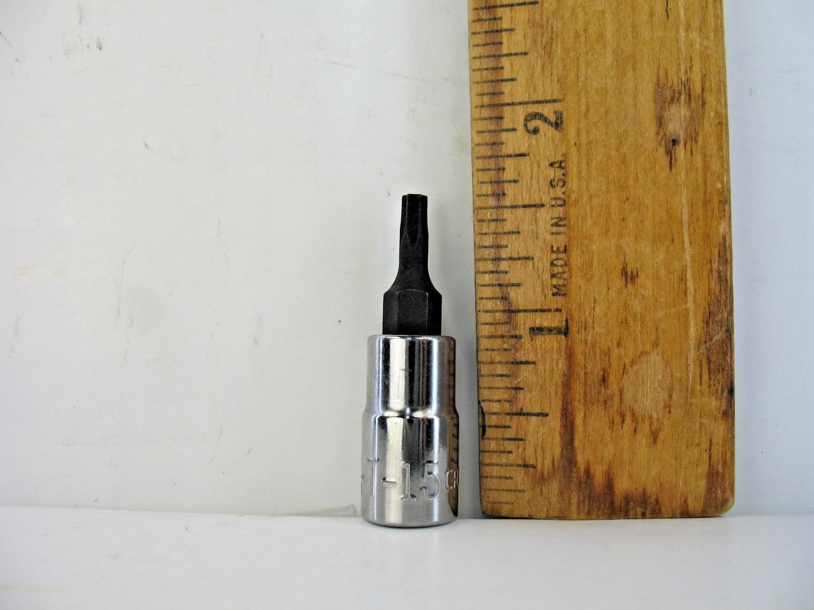 Craftsman 42615, 1/4″ Drive Tamper Proof Torx Bit Socket T15 – Brand New
