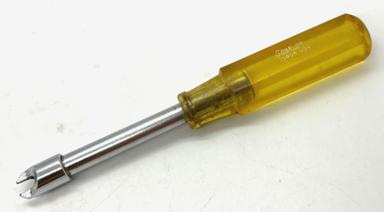 🇺🇸 Snap On Tools Dash Nut Trim Specialty VW Porsche Clear Screwdriver Handle