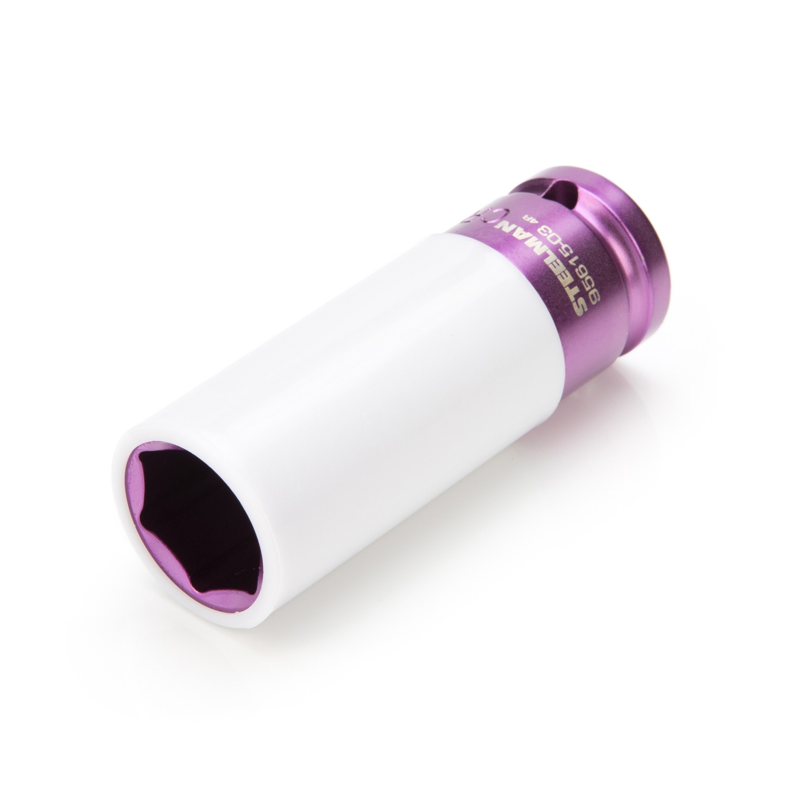 Steelman 1/2in. Drive 13/16in. Nylon Sleeved Impact Socket Purple 95615-03