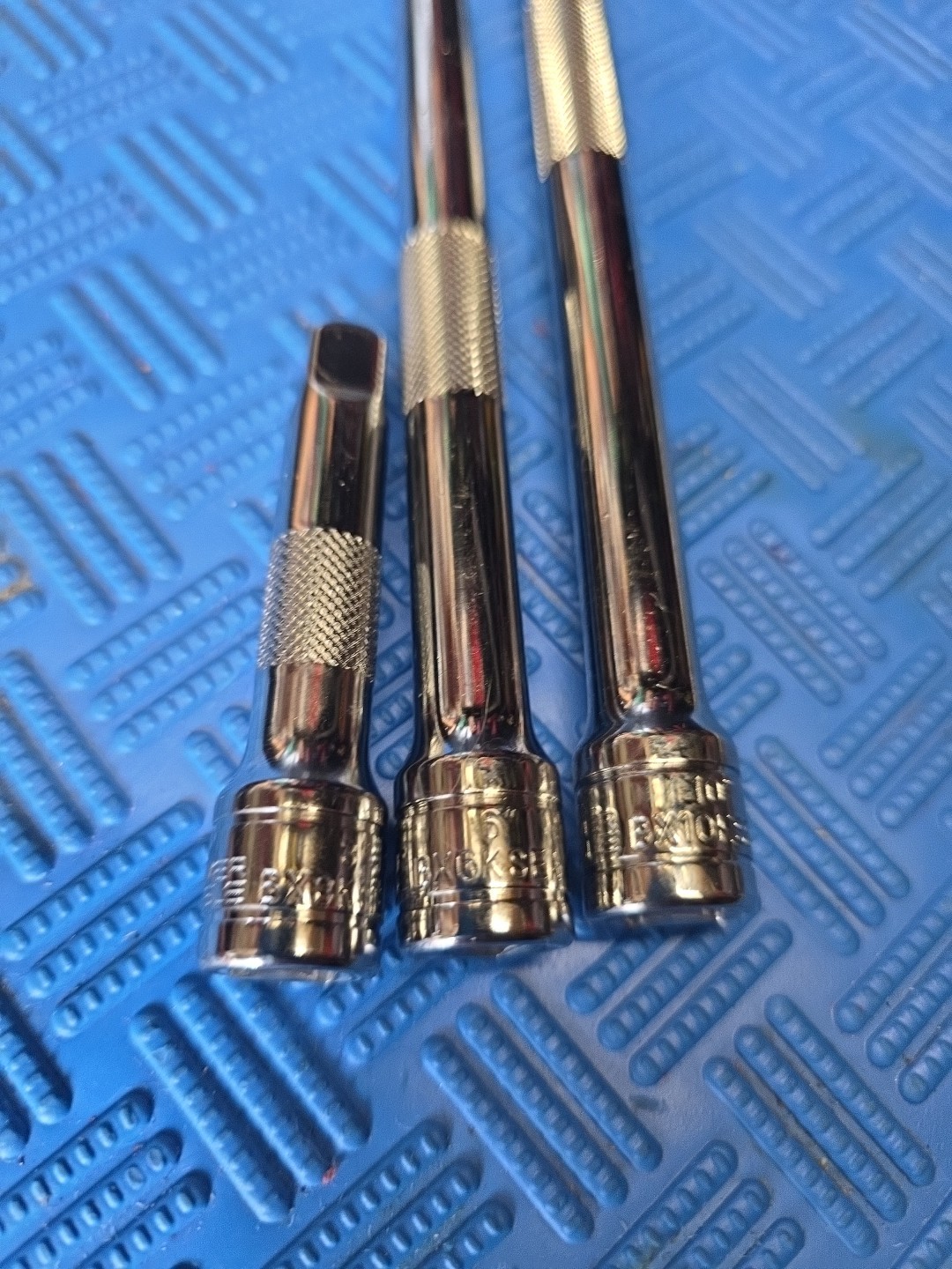 NEW*Matco Tools Silver Eagle 3/8 Drive Knurled Extension Set 3pcs -3″-6″10″ Ext