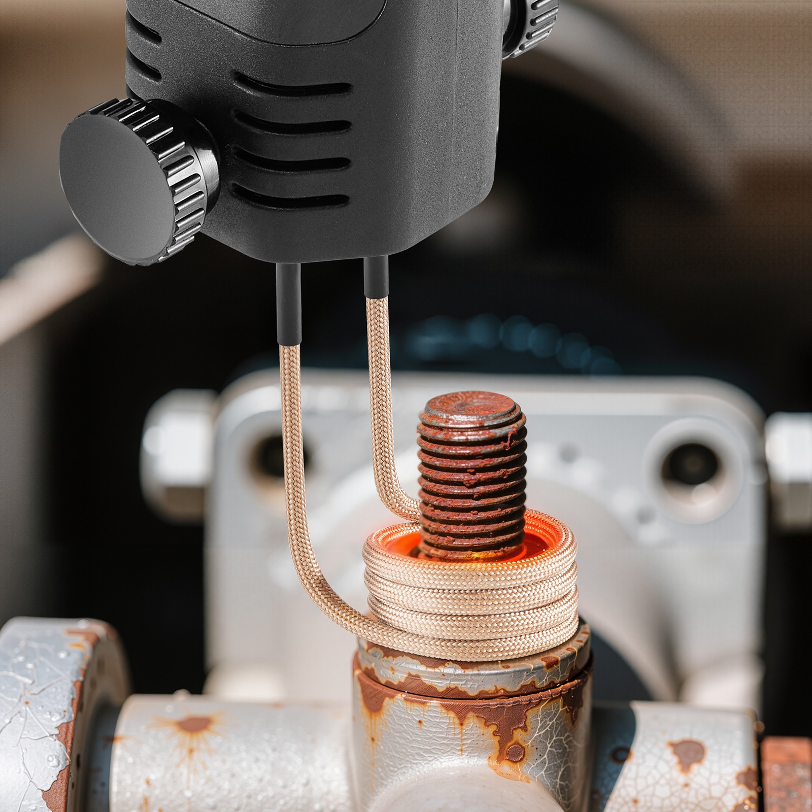 Uimoso Induction Heating Tool Kit for Rusted Bolt and Screw Removal, 1100W 110V
