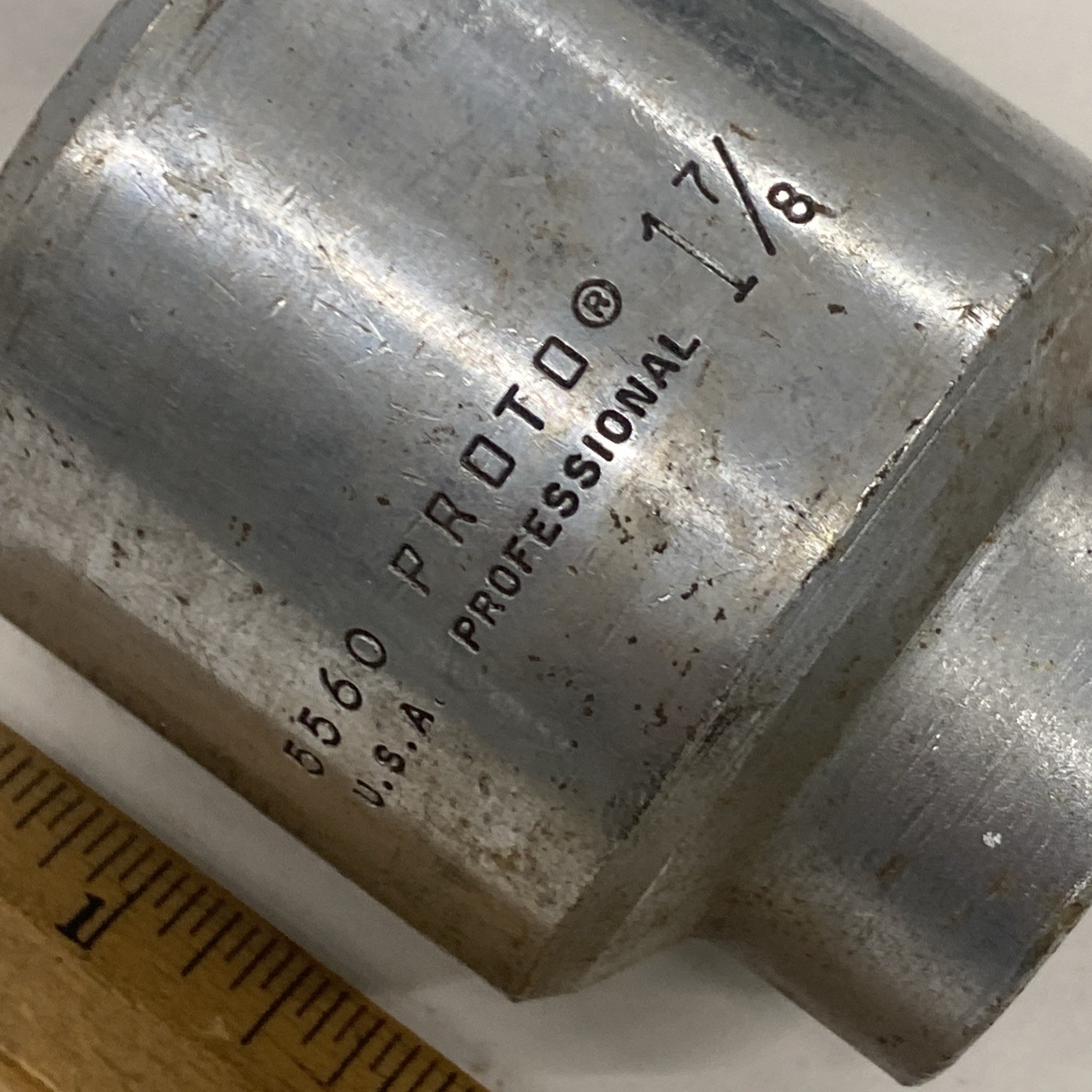 Proto 5560 1-7/8in Socket, 3/4 inch Drive 12 Point, Chrome 1 7/8″ USA Made M0772