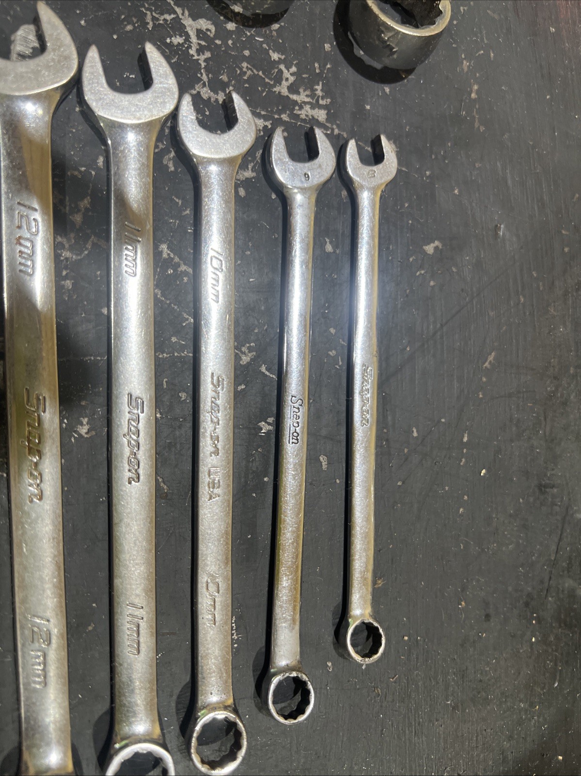 Snap On OEXM Metric Combination Wrench Set 8mm -19mm 12 Pieces