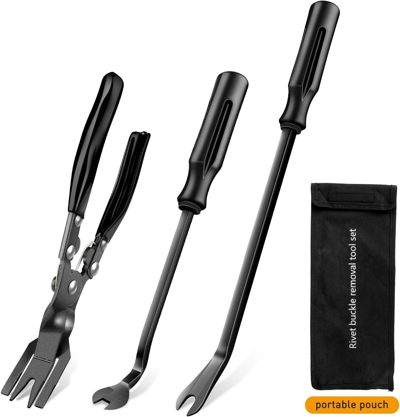 Auto Trim Removal Tool Set 3Pcs No Scratch Pry Tool Kit with Storage Bag for …