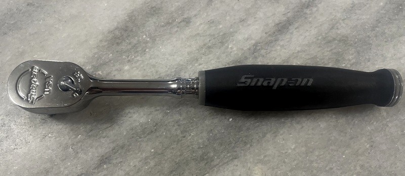 NEW Snap-On Dark Titanium 1/4″ Drive Soft Grip Long Fixed Head Ratchet THL72DT