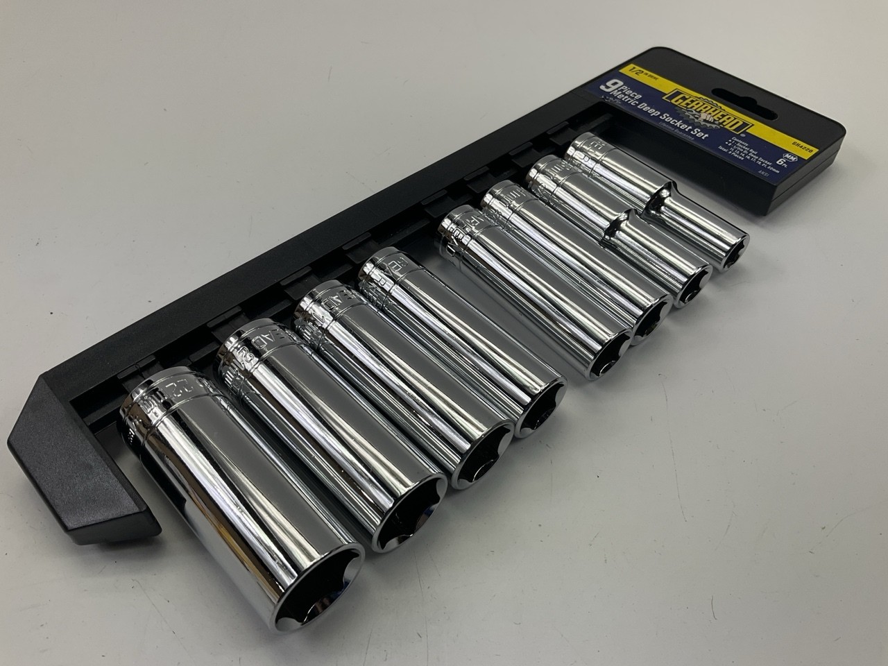 Gearhead GH4220 1/2″ Drive Metric Deep Socket Set – 9 Piece