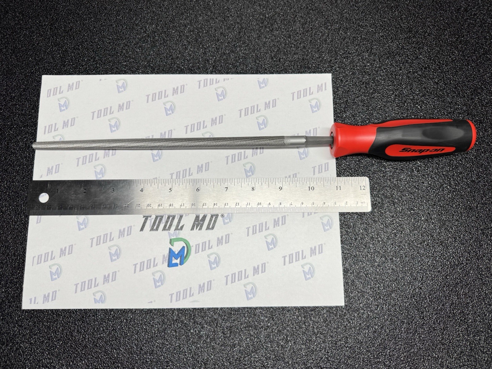 Snap-on Tools NEW RED Soft Grip Round 10” Blade Length File SGHF615B 10R