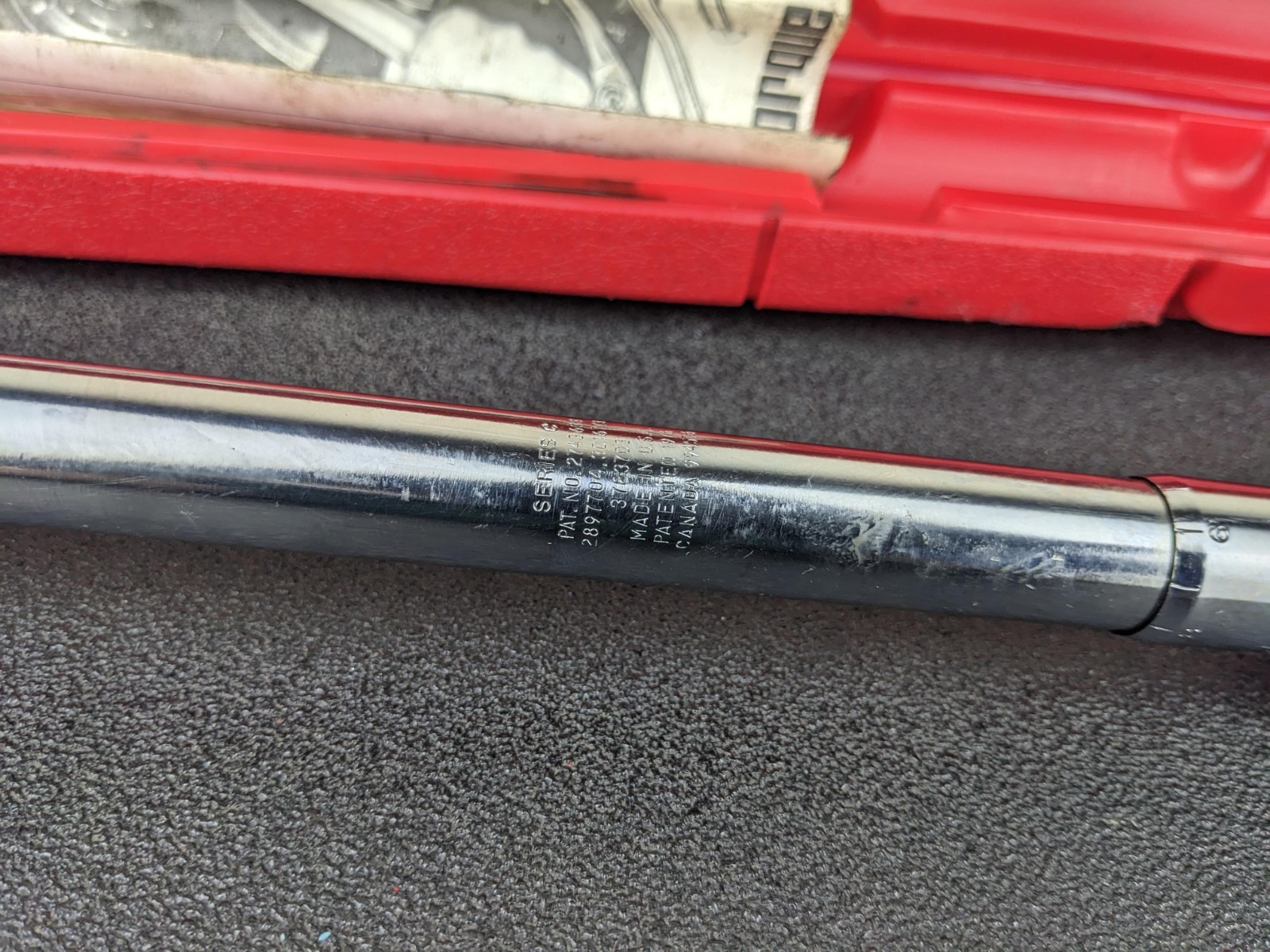 #bp316 Snap-On Tools QJR3200B 1/2″ Click Type Torque Wrench 30-200 FT LBS