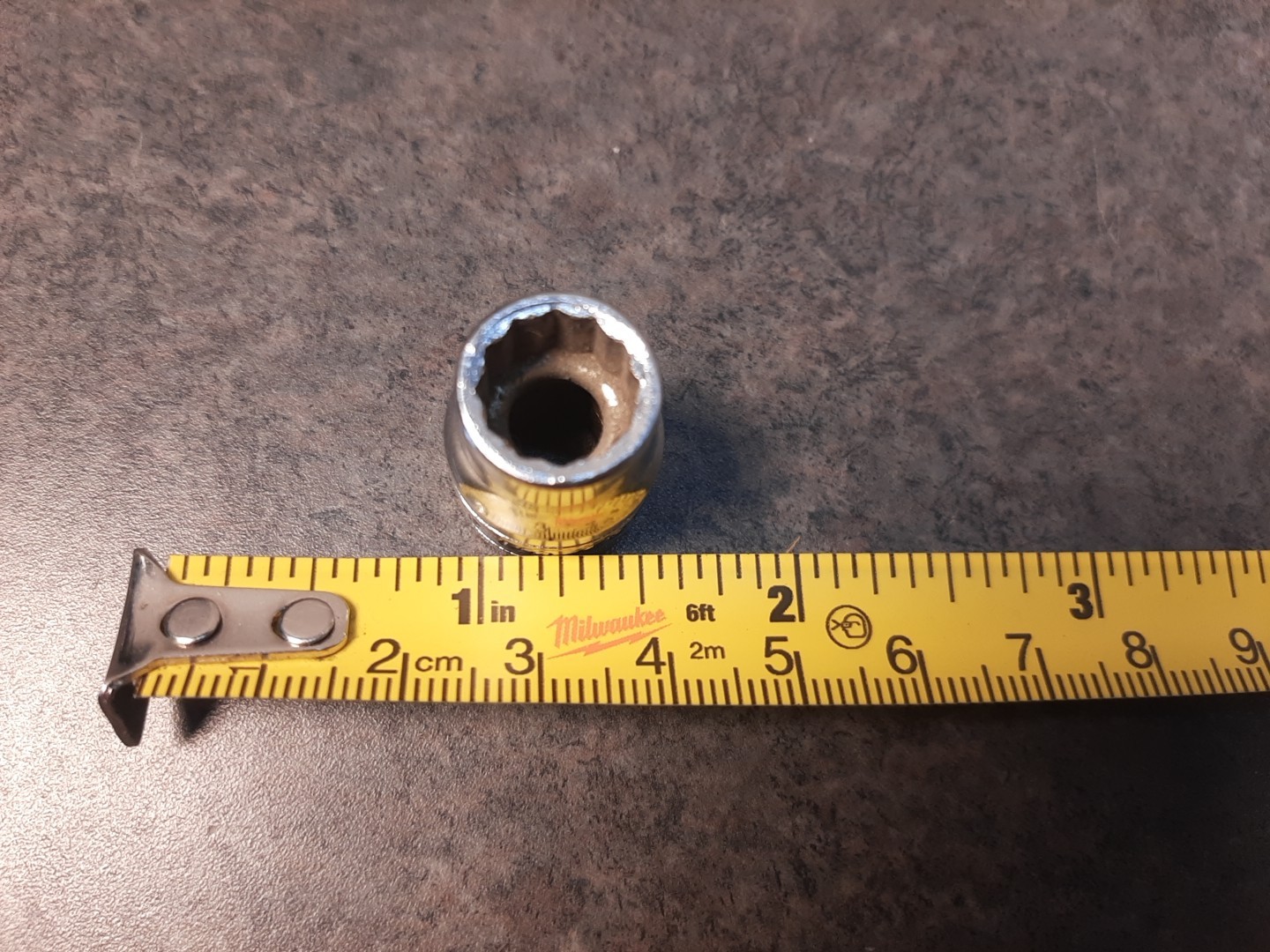 Snap-on 3/8″ Drive 3/8″ SAE Shallow 12 Point Socket F121 USA