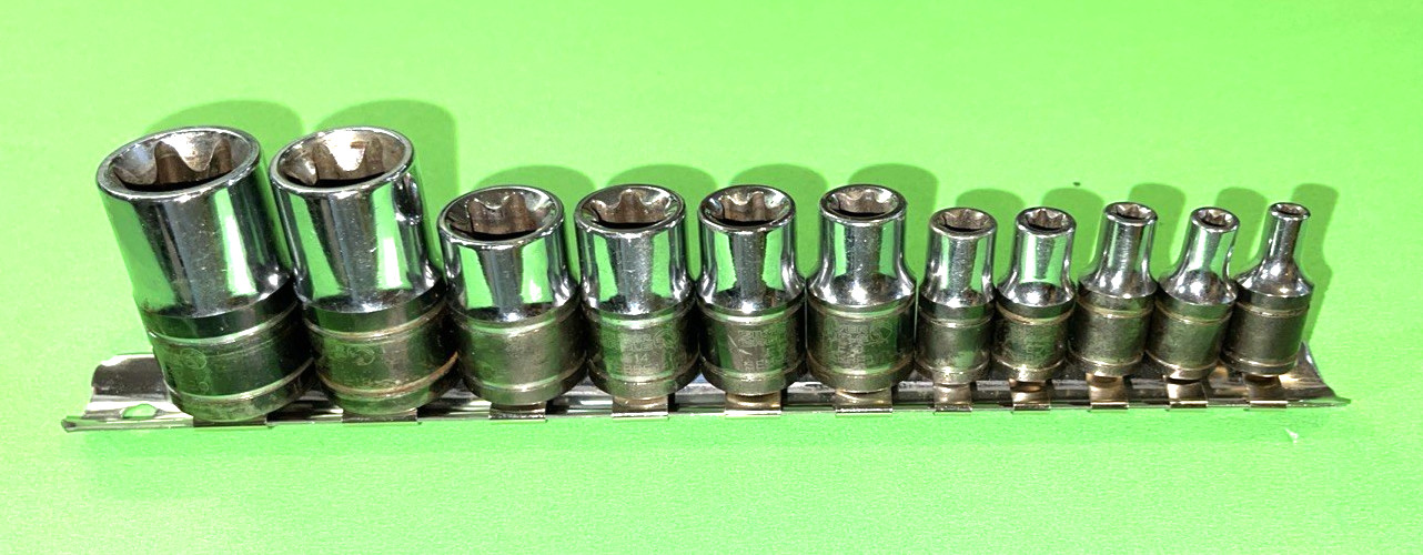 MATCO TOOLS SIVER EAGLE 11 PIECE MULTI-DRIVE INSIDE TORX SOCKET DRIVER SET
