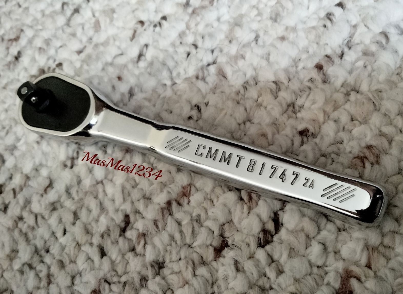 CRAFTSMAN 1/4-in Drive 72-Tooth Quick-Release Ratchet CMMT81747 Pear Head NEW