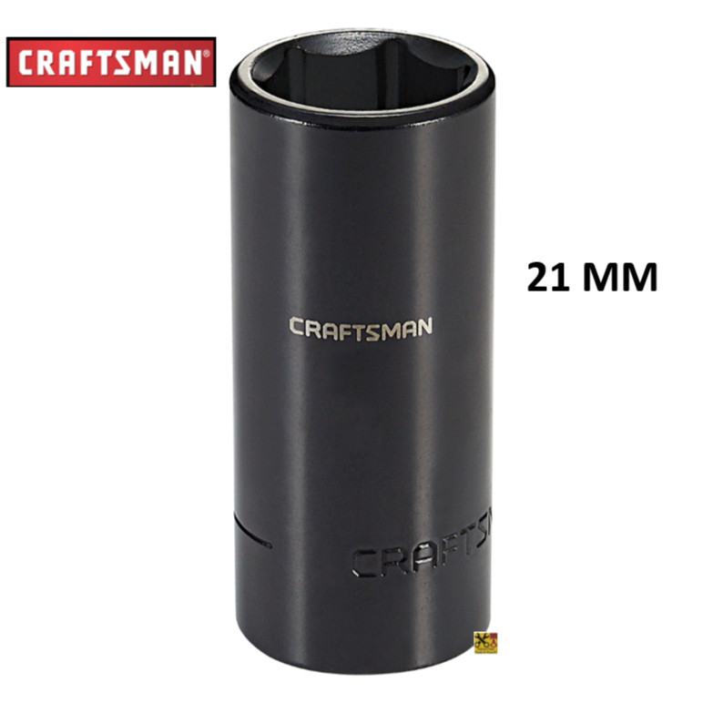 Craftsman 1/2 Inch Drive Impact Deep Socket 6 Point Metric MM Inch SAE Pick Size