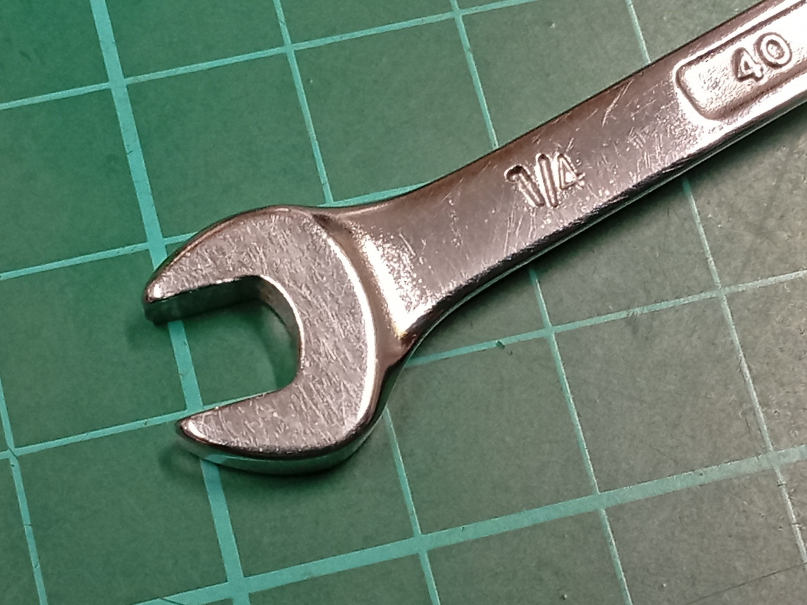 Facom No40, 1/4″ AF, OGV Combination Spanner, Made In France