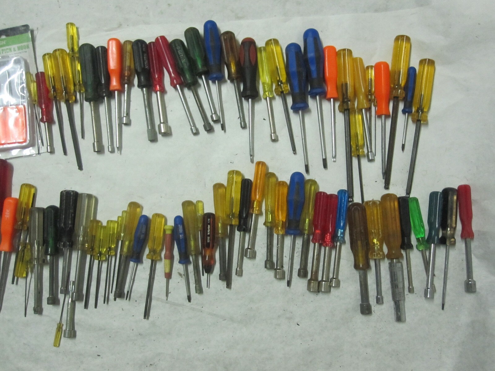 HUDGE lot Assorted Sets Colored Nut Driver Socket Screwdrivers