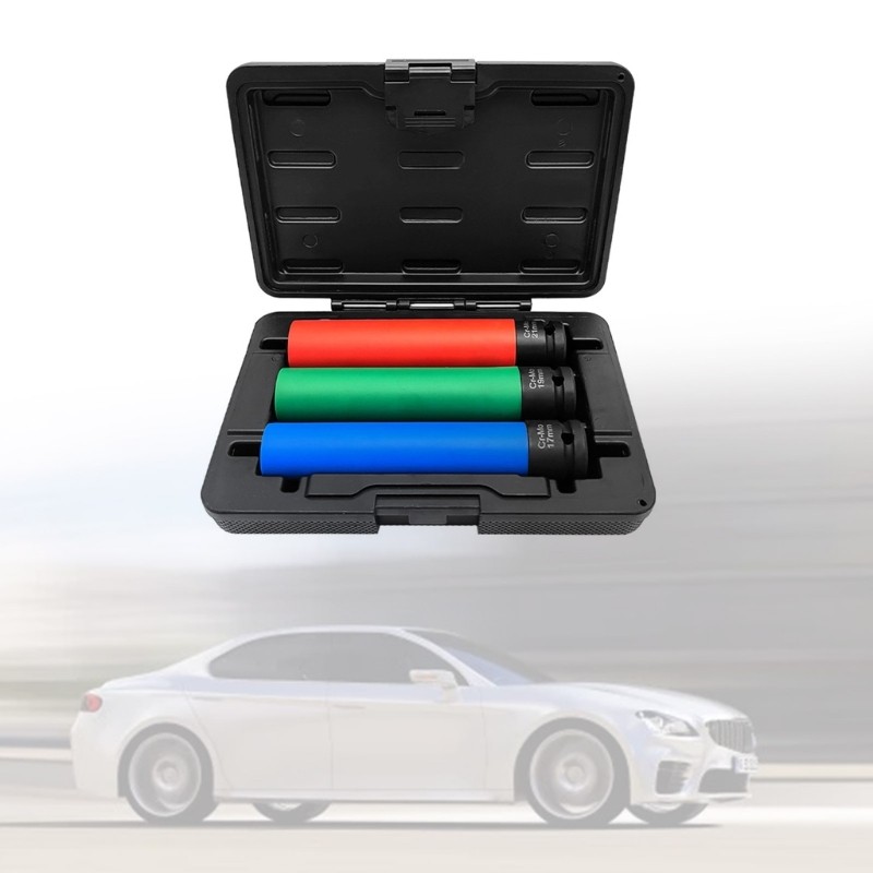 Drive Twist Socket Set Lug Nut Removal Extractor Tool Bolt Lock Nut Remover