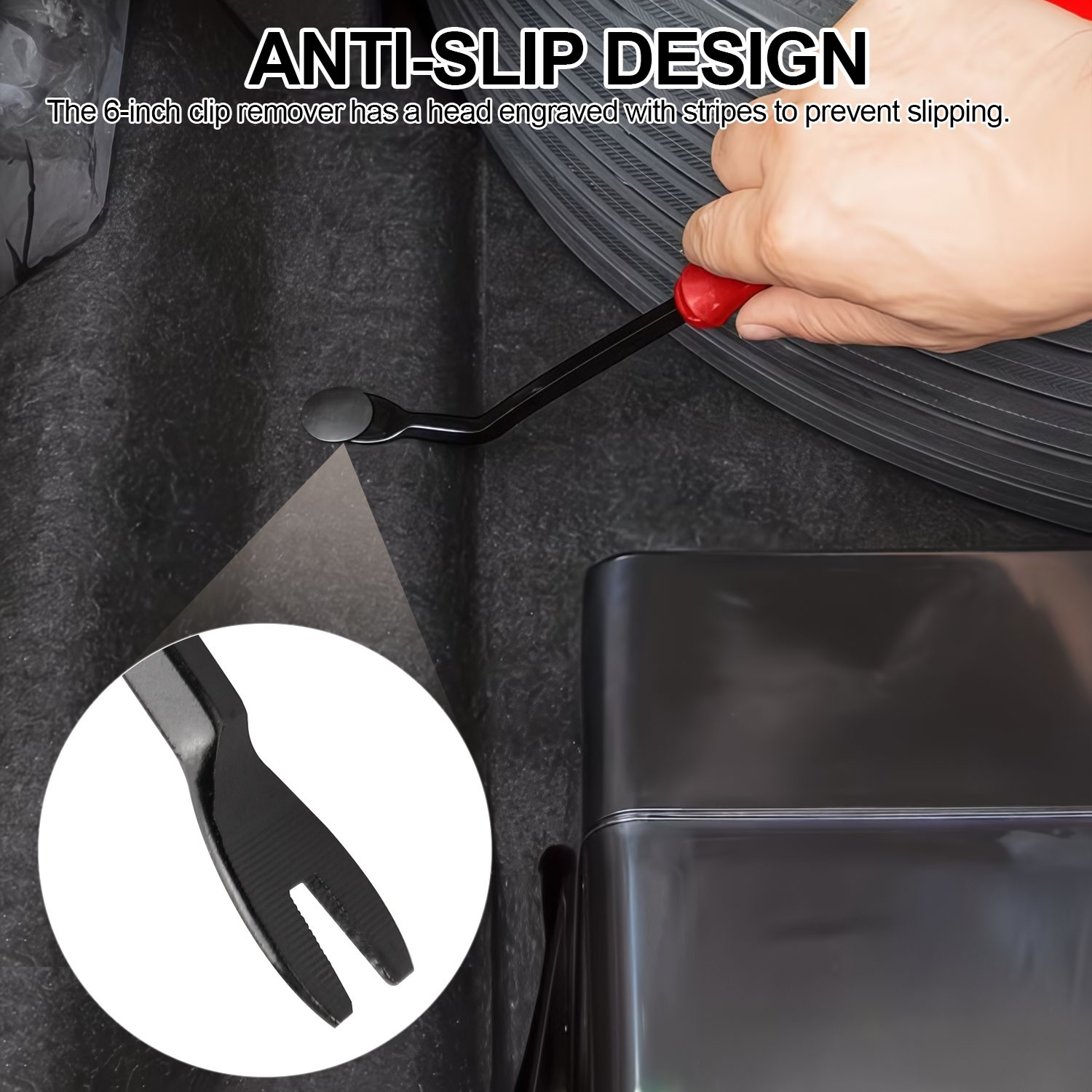 6pcs Car Door Trim Removal Tool Pry Panel Dash Radio Body Clip Installer Kit Set