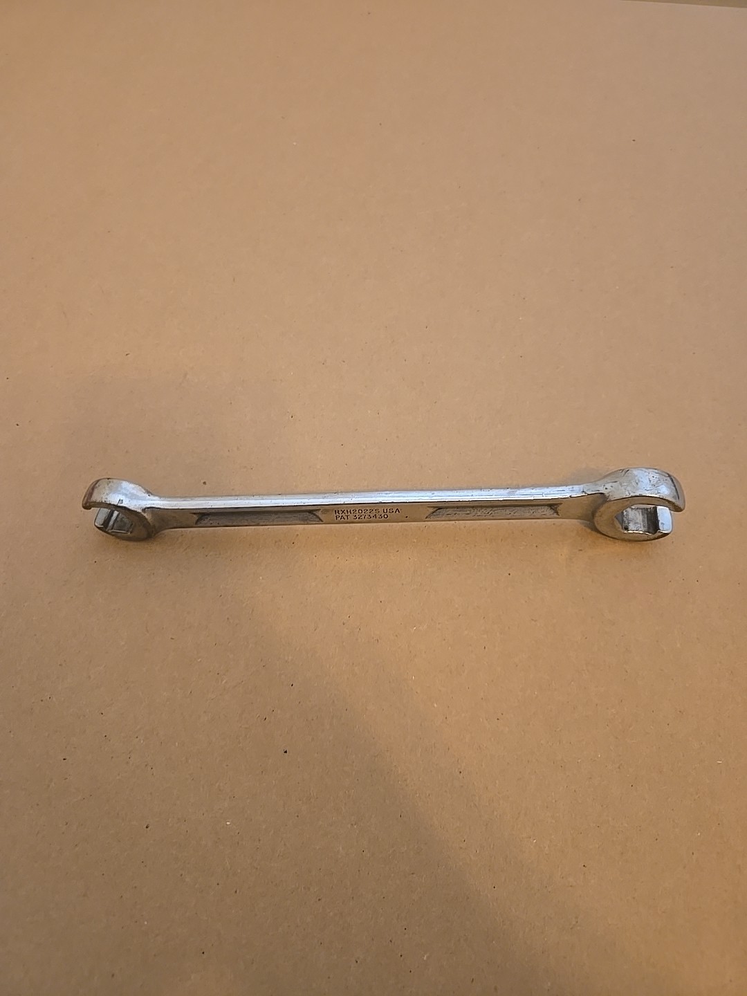 Snap On 5/8″-11/16″ 6PT SAE Chrome Flare Nut End Wrench USA RXH2022S