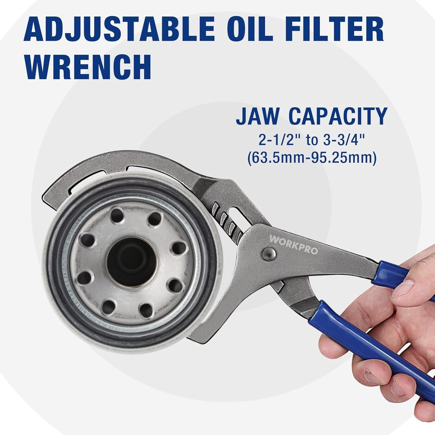 Effortless 12” Oil Filter Wrench with 5-Position Grip – Ideal for Maintenance