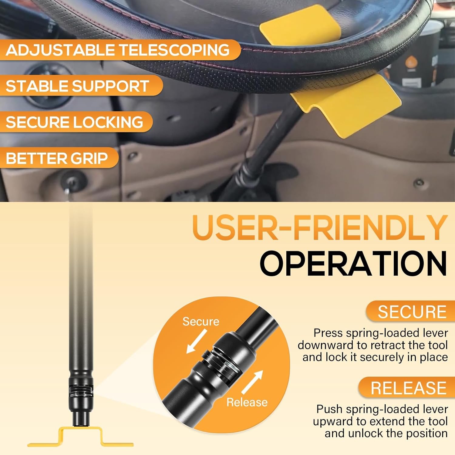 21520 Universal Brake Pedal Depressor Tool for Most Vehicles Pedal Depressor