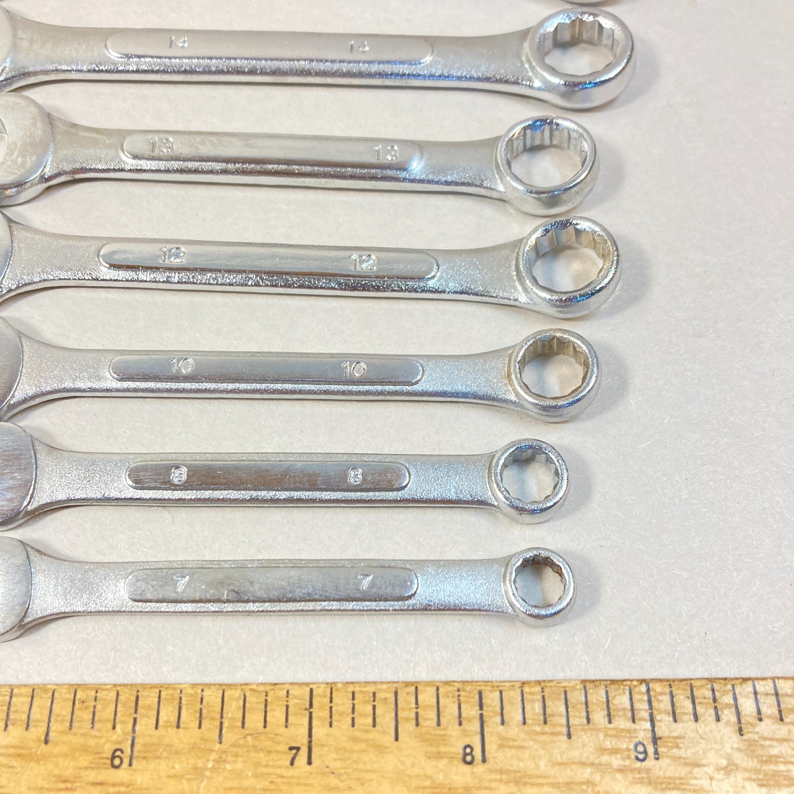 Combination Wrench Set 9 Pc Metric Drop Forged 12 Point